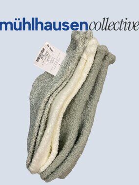 Nicole Miller New York Sherpa Lined Slipper Socks 3 Pack Cozy Lounge